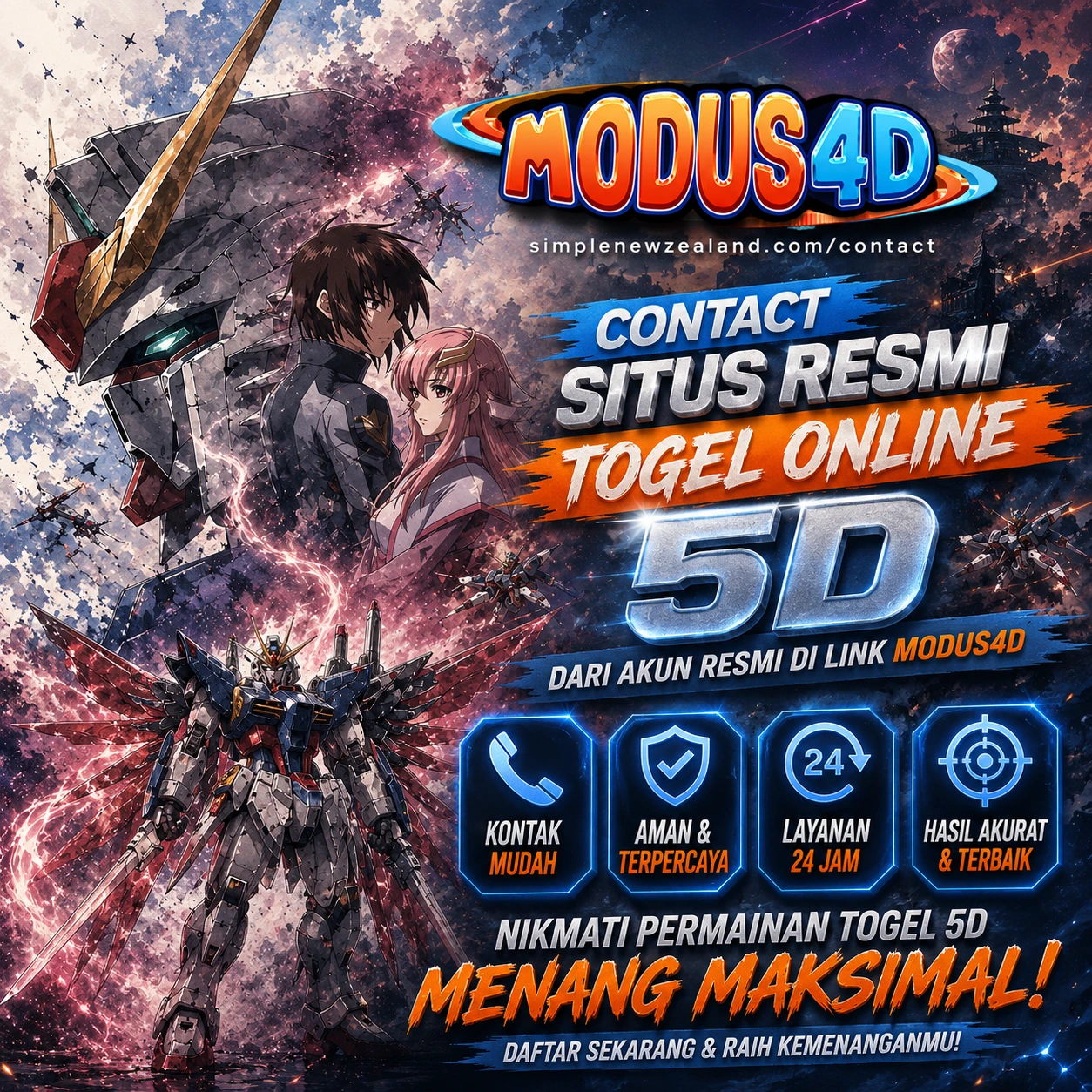 MODUS4D : Agen Contact Resmi Togel Singapore Online Server Asia Terbesar